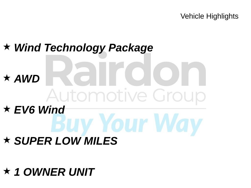 Used 2024 Kia EV6 Wind w/ Wind Technology Package AWD/4WD image 9