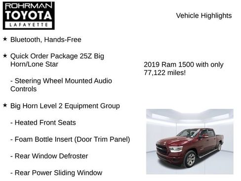Used 2019 RAM 1500 Big Horn AWD/4WD image 8
