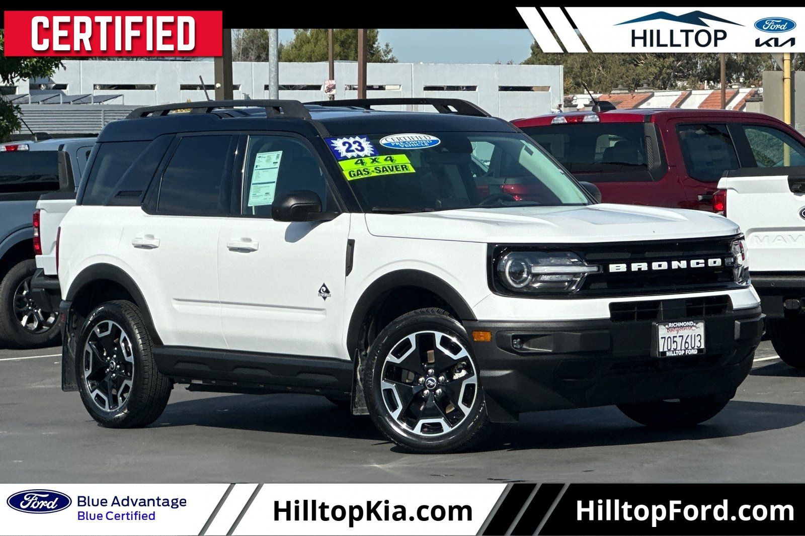 Certified 2023 Ford Bronco Sport Outer Banks w/ Tech Package AWD/4WD image 1