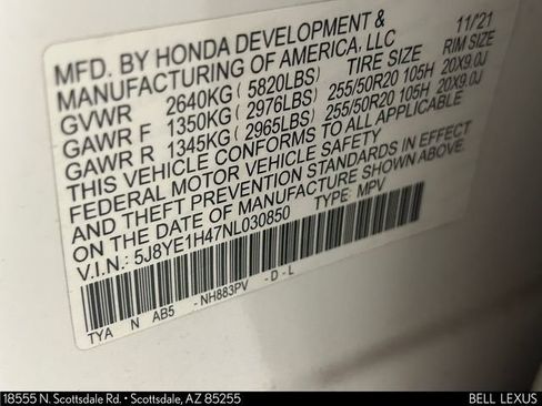 Used 2022 Acura MDX w/ Technology Package AWD/4WD image 34