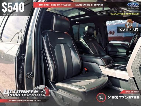 Used 2019 Ford F250 Platinum w/ Platinum Ultimate Package AWD/4WD image 56