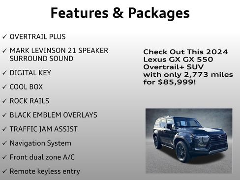 Used 2024 Lexus GX 550 550 Overtrail+ image 8