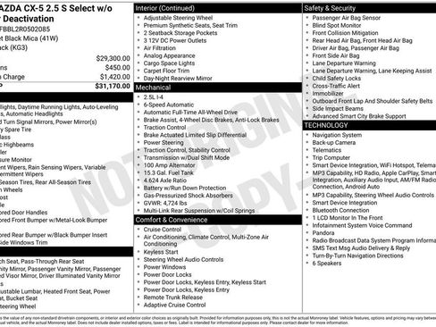Used 2024 MAZDA CX-5 AWD 2.5 S w/ Select Package image 31
