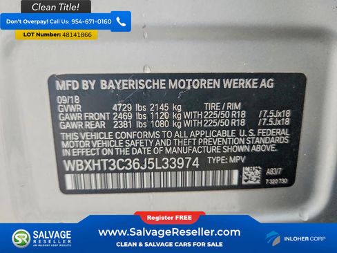 Used 2018 BMW X1 xDrive28i w/ Convenience Package image 16