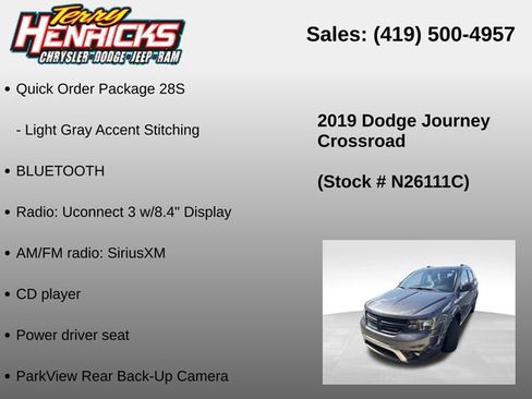 Used 2019 Dodge Journey Crossroad FWD image 12