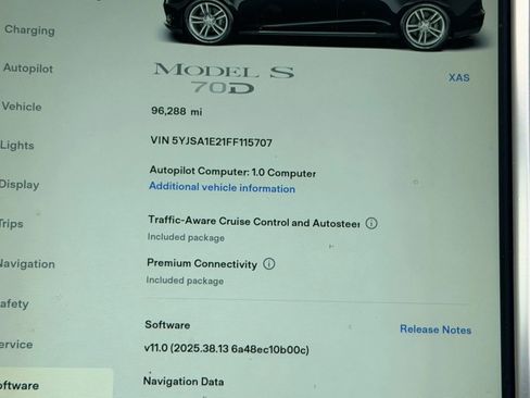Used 2015 Tesla Model S 70D AWD/4WD image 12