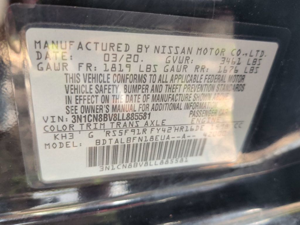 Used 2020 Nissan Versa S FWD image 23