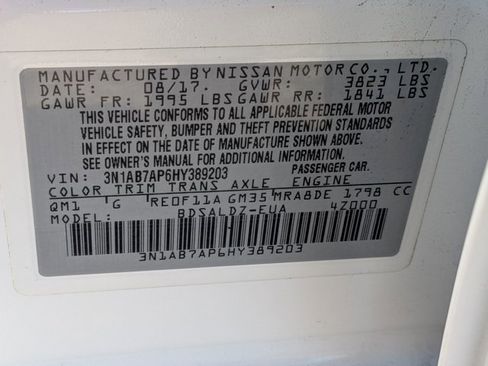 Used 2017 Nissan Sentra SV FWD image 14
