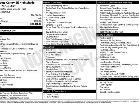 Used 2020 Toyota Camry SE image 13