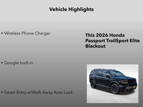 Used 2026 Honda Passport TrailSport Elite image 20