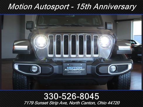 Used 2021 Jeep Wrangler Unlimited Sahara w/ Uconnect 4C Nav & Sound Group AWD/4WD image 48