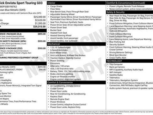 Used 2025 Buick Envista Sport Touring w/ Convenience I Package FWD image 20