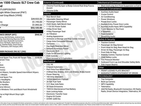 Used 2023 RAM 1500 Classic SLT w/ Electronics Group image 12
