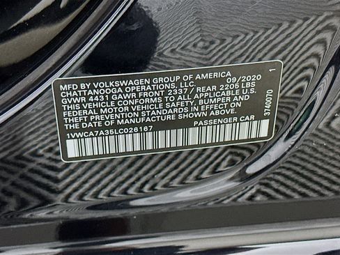 Used 2020 Volkswagen Passat 2.0T SEL image 12