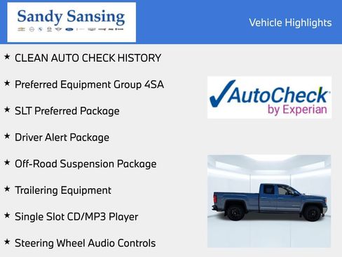 Used 2015 GMC Sierra 1500 SLT w/ Driver Alert Package image 7