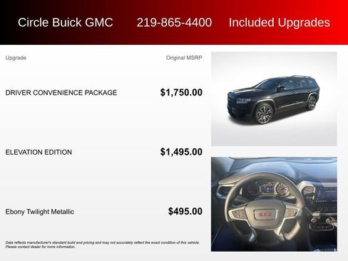 Used 2021 GMC Acadia SLE w/ Driver Convenience Package image 3