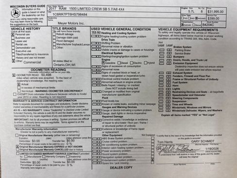 Used 2017 RAM 1500 Limited image 28