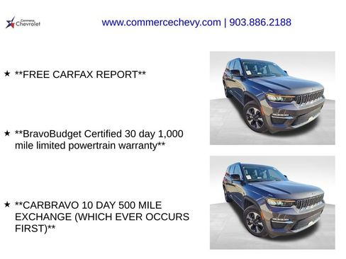 Used 2023 Jeep Grand Cherokee 4WD 4xe image 4