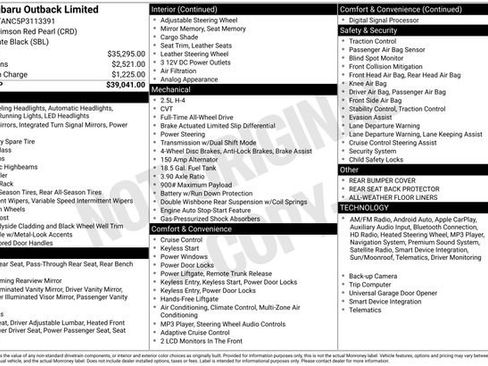 Used 2023 Subaru Outback Limited image 15
