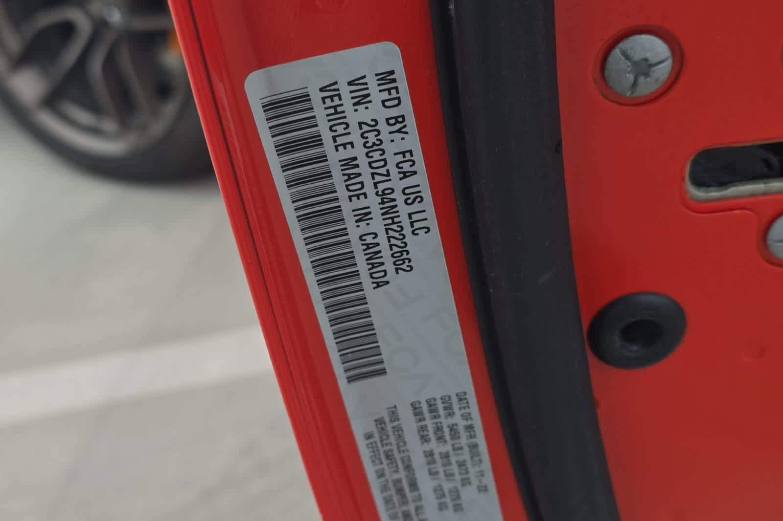 Used 2022 Dodge Challenger SRT Hellcat RWD image 24