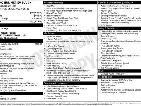 Used 2024 GMC Hummer EV 3X AWD/4WD image 2