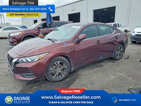 Used 2021 Nissan Sentra SV FWD image 1