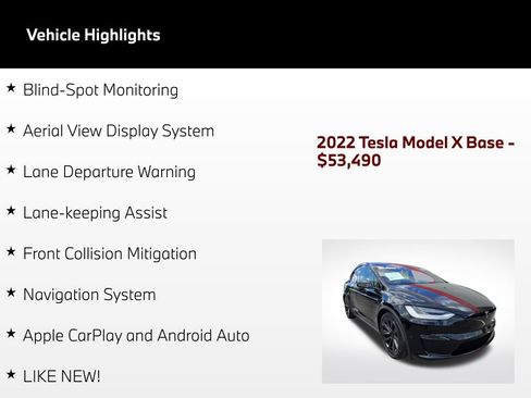 Used 2022 Tesla Model X AWD/4WD image 61
