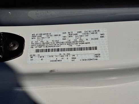Used 2022 Ford F150 XL w/ Equipment Group 101A High RWD image 24