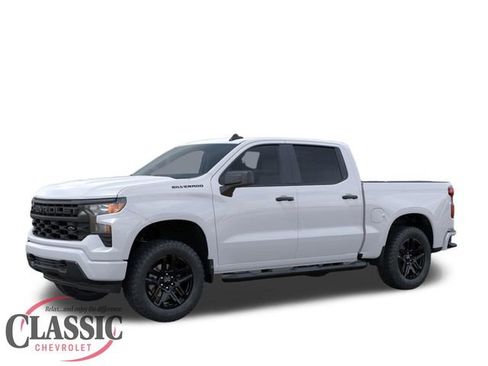New 2026 Chevrolet Silverado 1500 Custom w/ Turbomax Blackout Package RWD image 2