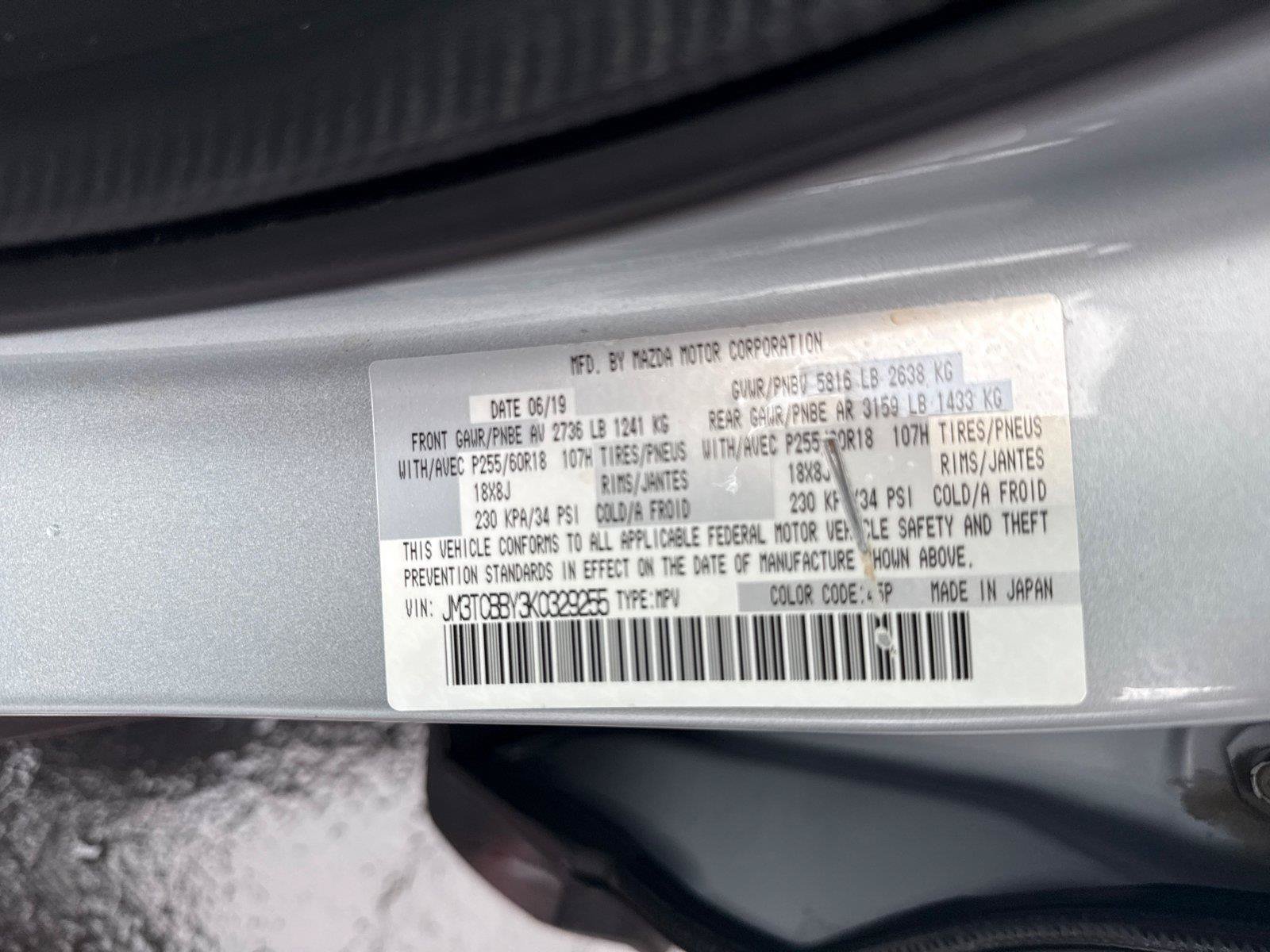 Used 2019 MAZDA CX-9 Sport AWD/4WD image 30
