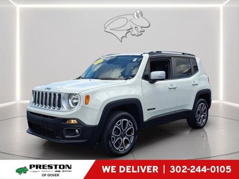 Certified 2018 Jeep Renegade Limited w/ UConnect 8.4 Nav Group AWD/4WD image 1