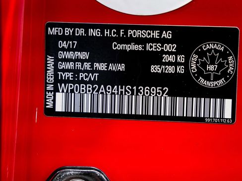 Used 2017 Porsche 911 Targa 4 GTS AWD/4WD image 44