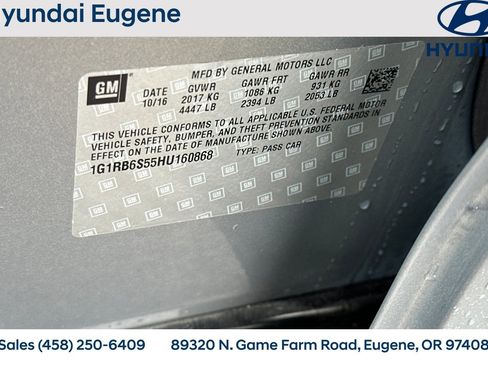 Used 2017 Chevrolet Volt Premier w/ Driver Confidence II Package image 41