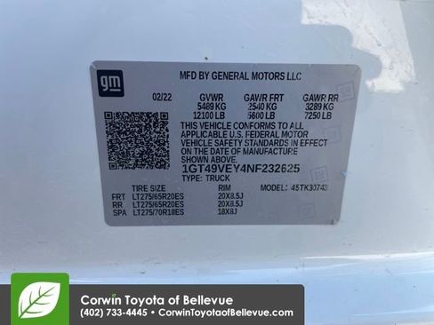 Used 2022 GMC Sierra 3500 AT4 w/ AT4 Preferred Package image 11