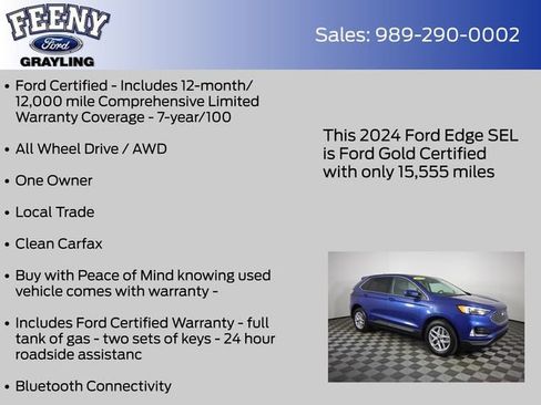 Used 2024 Ford Edge SEL w/ Convenience Package AWD/4WD image 5