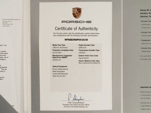 Used 1993 Porsche 911 RS America image 25