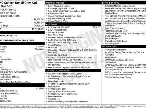 Used 2024 GMC Canyon Denali AWD/4WD image 2