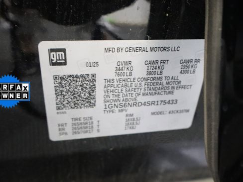 Certified 2025 Chevrolet Tahoe LT AWD/4WD image 35