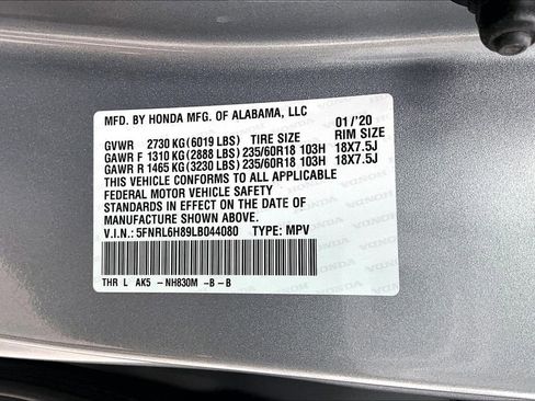 Used 2020 Honda Odyssey Touring image 19