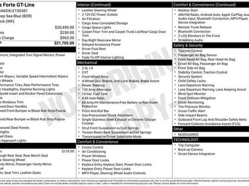 Used 2020 Kia Forte GT-Line image 12