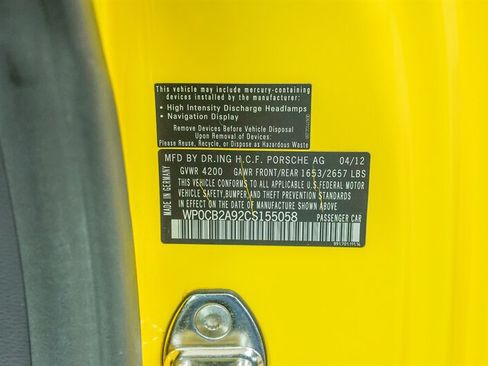 Used 2012 Porsche 911 Carrera S w/ Burmester Audio Pkg RWD image 68