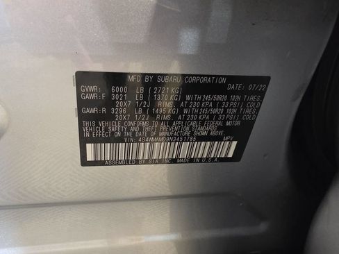 Used 2022 Subaru Ascent Limited AWD/4WD image 26
