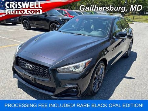 Used 2023 INFINITI Q50 Red Sport 400 w/ Black Opal Edition AWD/4WD image 1