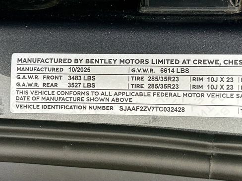 New 2026 Bentley Bentayga Speed AWD/4WD image 34