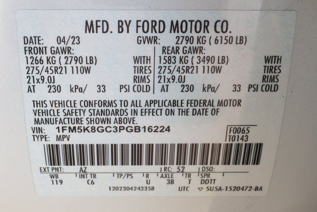 Used 2023 Ford Explorer ST w/ Equipment Group 401A AWD/4WD image 12