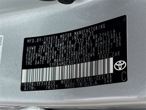 Certified 2025 Toyota Corolla LE image 29