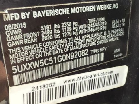 Used 2016 BMW X4 xDrive35i image 32