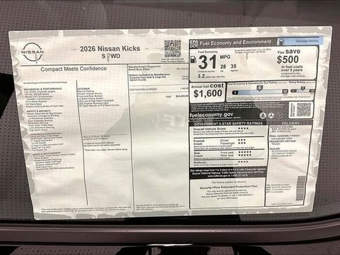 New 2026 Nissan Kicks S image 35