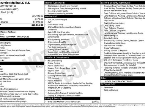 Used 2024 Chevrolet Malibu LS FWD image 15