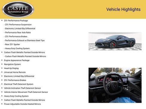 Used 2020 Chevrolet Corvette Stingray Premium Cpe w/ 3LT Preferred Equipment Group image 12